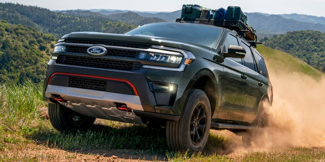 The Expedition Timberline borrows its front skid plate from the F-150 Raptor.