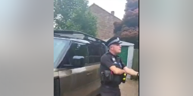 Hampshire officer lectures veteran under arrest on how social media post caused "anxiety."