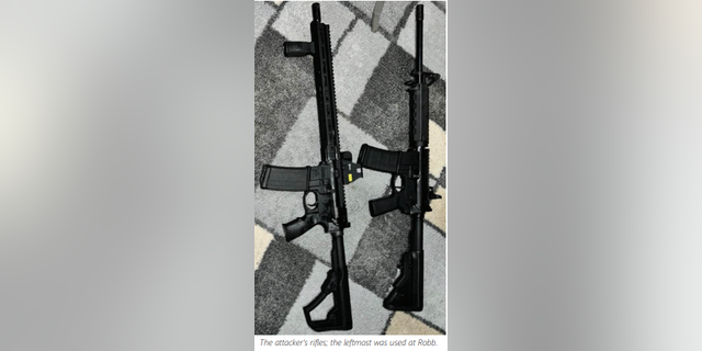 The investigative report released by a Texas House special committee included a photo of the AR-15 style rifles purchased by suspected gunman Salvador Ramos days before the mass shooting at Robb Elementary School in Uvalde, Texas.