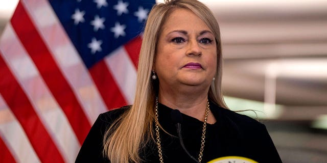 Puerto Rico Governor Wanda Vazquez Garced speaks during a press conference to announce strict new rules for all passengers flying into Puerto Rico to curb coronavirus cases in San Juan, Puerto Rico, on June 30, 2020.