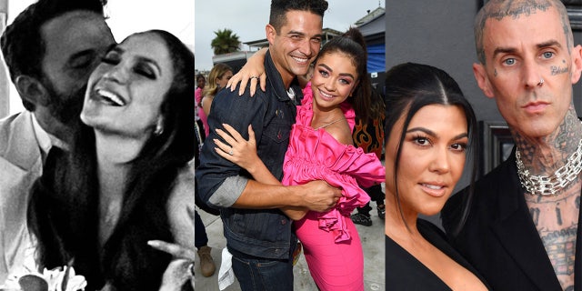 Jennifer Lopez and Ben Affleck, Sarah Hyland and Wells Adams and Kourtney Kardashian and Travis Barker join the list of celebs who wed in 2022.