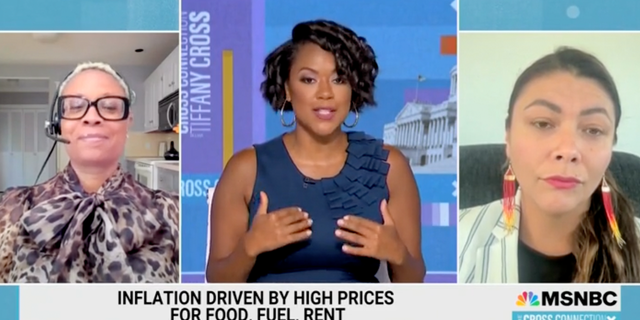 On Saturday, MSNBC's Tiffany Cross complained that the economy didn't seem to be doing well for minorities.