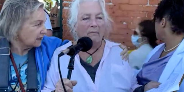 80-year-old Julie Jaman was heckled by trans protesters after objecting to a biological male in a YMCA female locker room