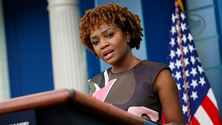 Karine Jean-Pierre says allegations of DOJ politicization ‘not true at all’ Karine Jean-Pierre says allegations of DOJ politicization ‘not true at all’