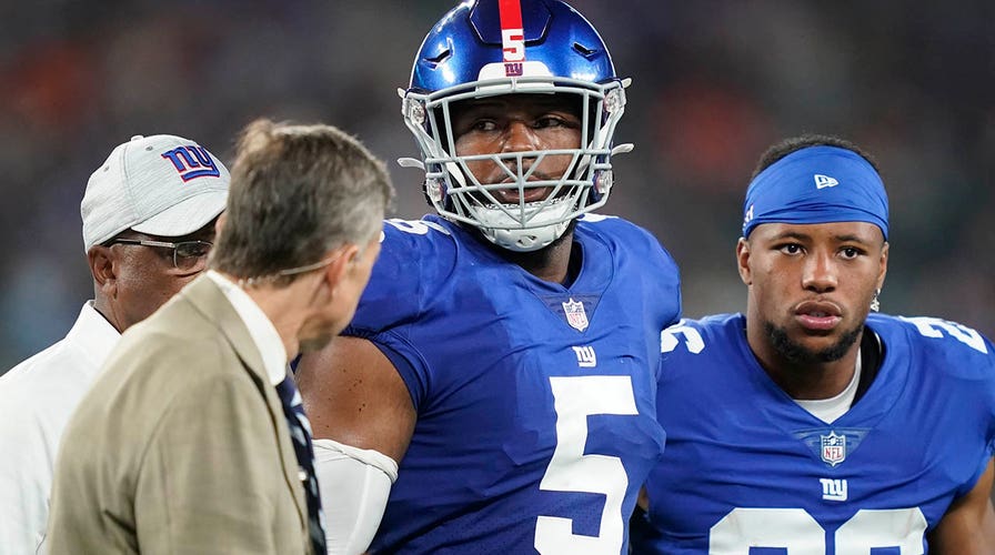 Giants’ Kayvon Thibodeaux ‘good’ after taking block to the knee vs Bengals