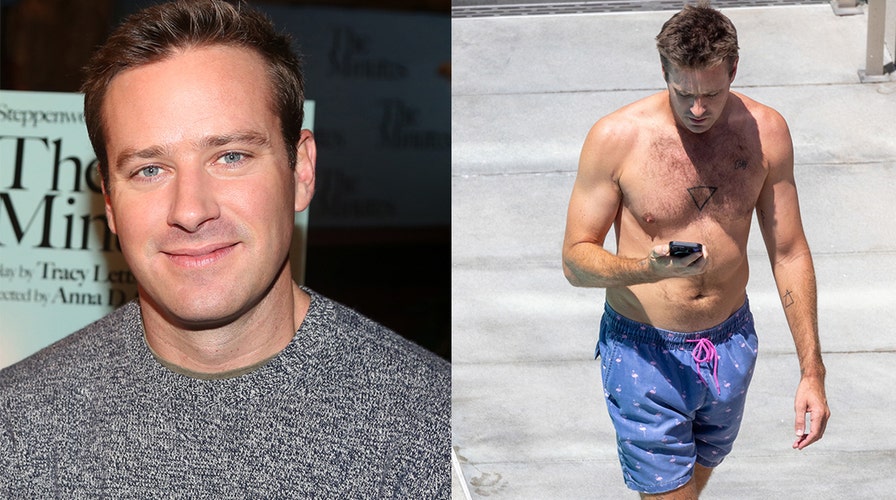 Armie Hammer shows off symbolic new tattoos