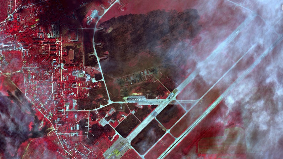 Crimea air base overhead