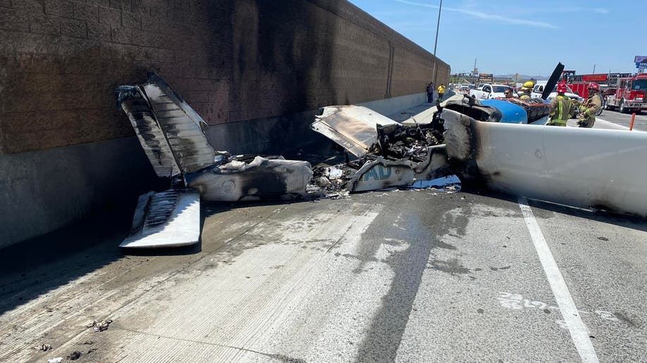 Small plane crash corona california