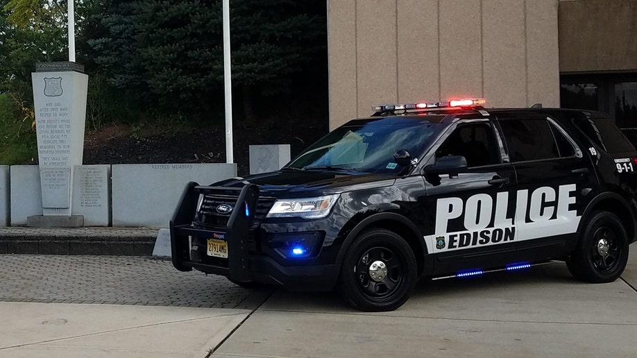 An Edison, New Jersey, Police Department vehicle