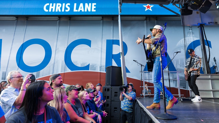 SEE PHOTOS Country singer Chris Lane performs at Fox & Friends All