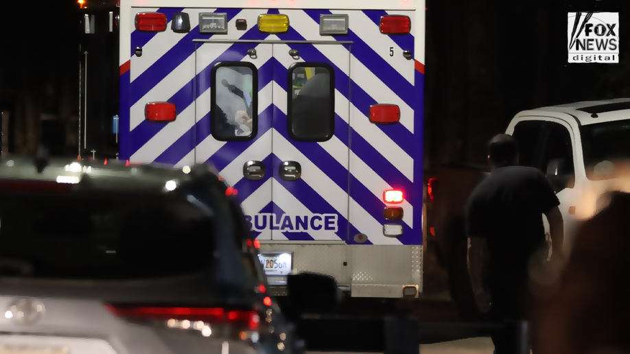 A man was taken away by ambulance from JLo and Ben Affleck's wedding