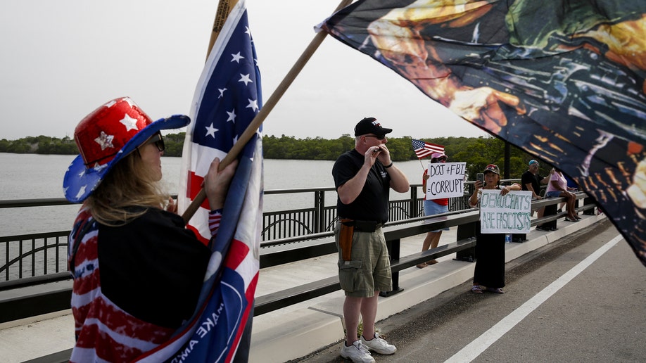 Supporters of former US President Donald Trump 