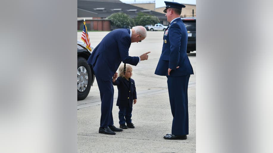 Joe Biden with grandson Beau Biden