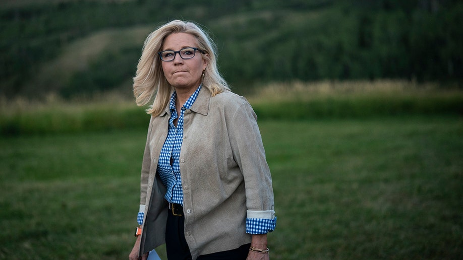 A photo of Liz Cheney in Jackson Hole, Wyoming