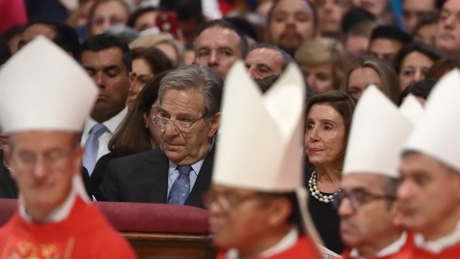 Nancy Pelosi, speaker of the House of Representatives of the United States of America, with her husband Paul Pelosi