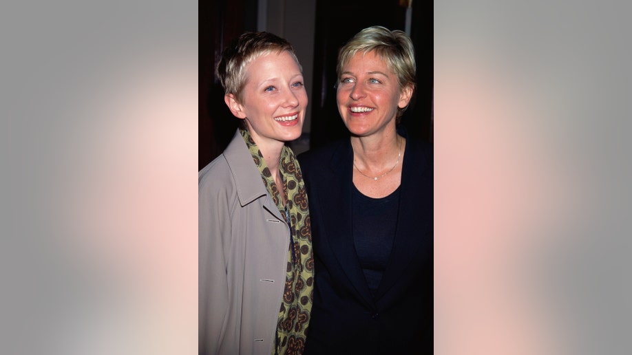 Ellen DeGeneres and Anne Heche NY