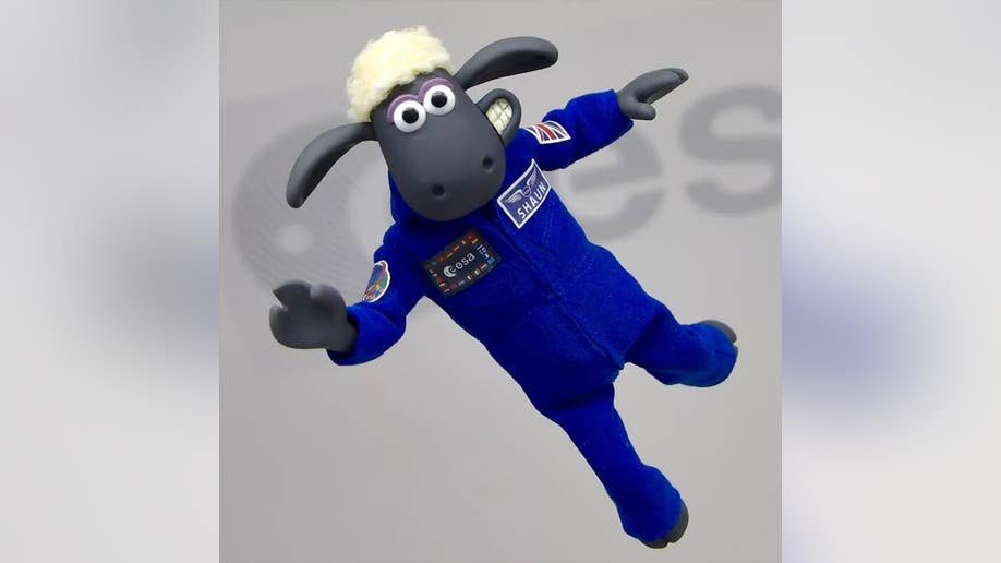 Shaun the Sheep floats in space
