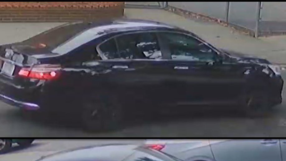 Black Honda that may be connected to a string of NYC robberies