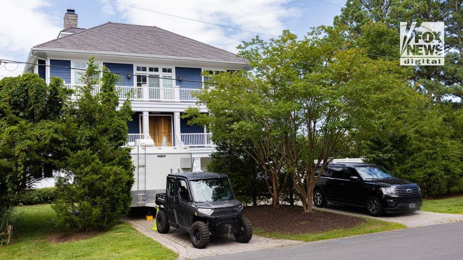 Biden beach house with security fencing plan