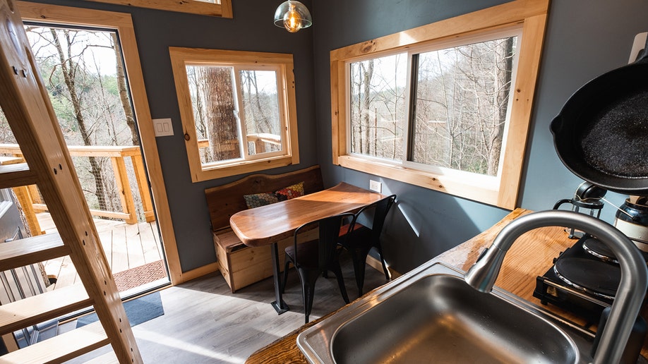 cliff dweller kitchen nook