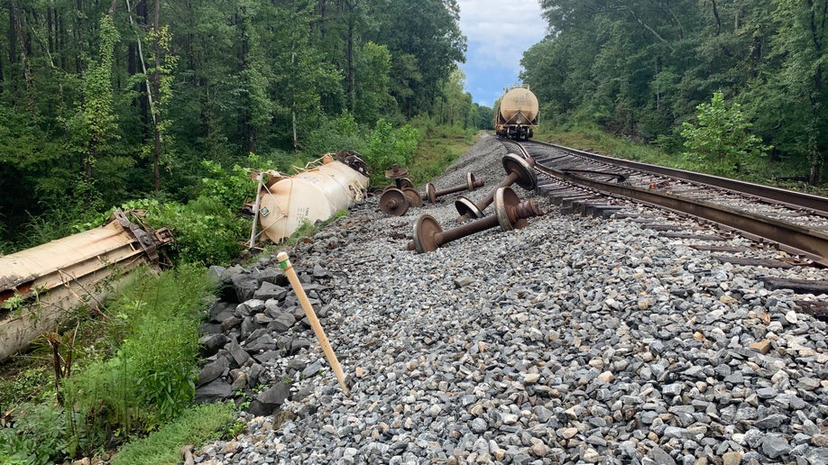 Train derailed