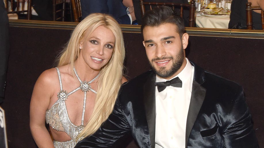 Sam Asghari and Britney Spears in 2018