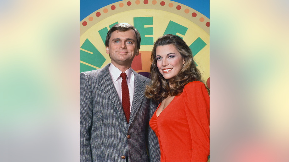 Vanna White and Pat Sajak Season 10 of "Wheel of Fortune"