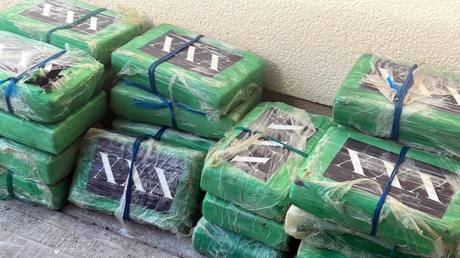 Suspected cocaine marked 'XXX'