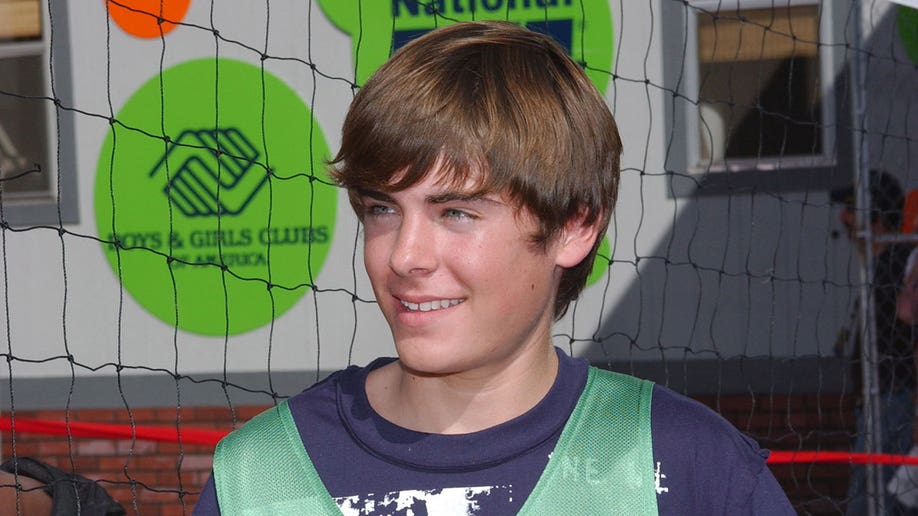 Young TV Actor Zac Efron in 2004 at Nickelodeon's Worldwide Day of Play