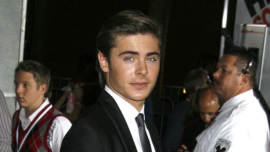 Young Zac Efron in 2008 