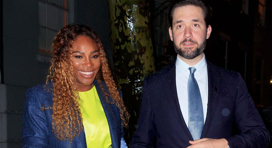 Serena Williams and Alexis Ohanian in New York City