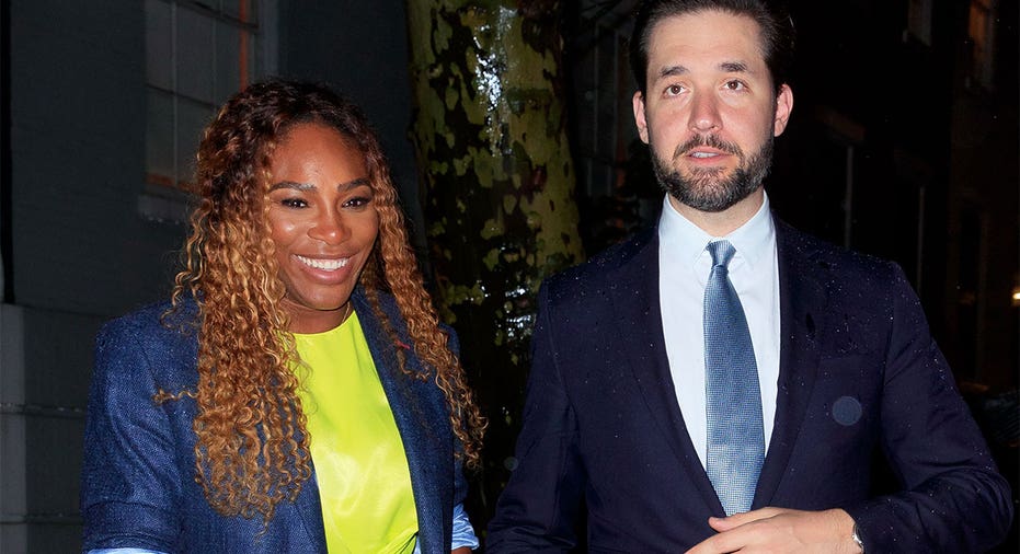 Serena Williams and Alexis Ohanian in New York City