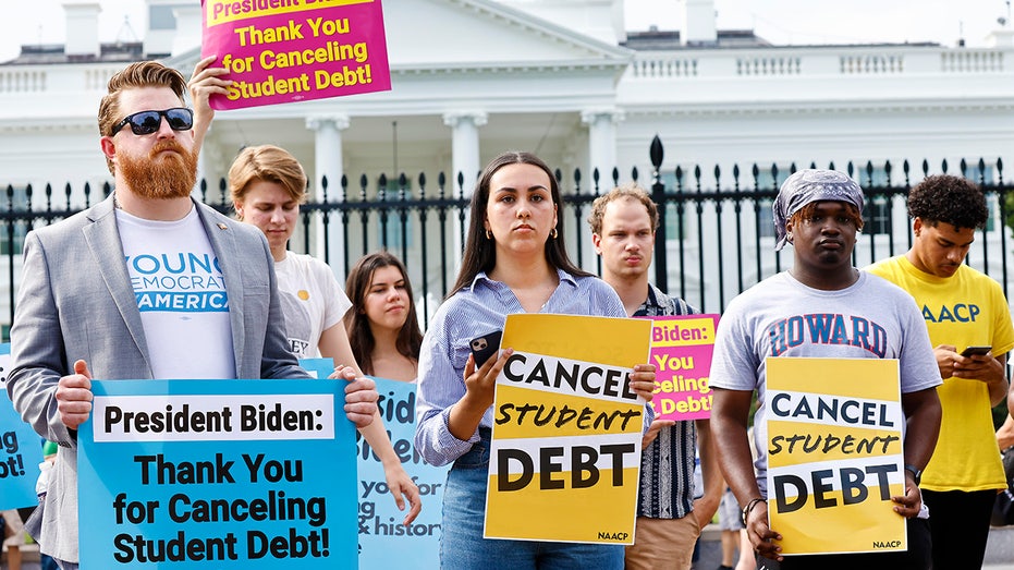 Student loan forgiveness activists President Biden student loan handout education Cardona