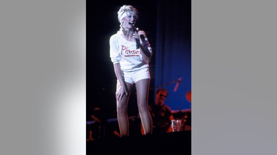 Olivia Newton-John performing