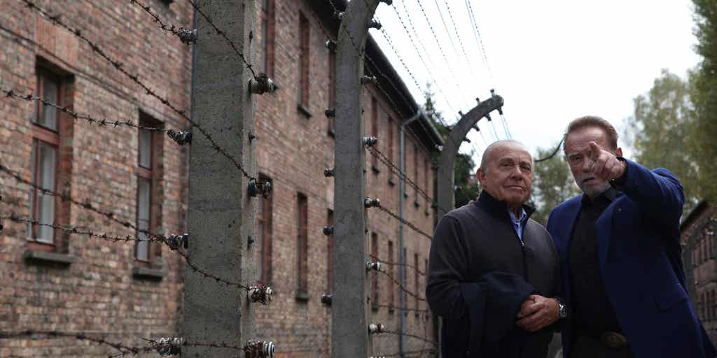 Arnold Schwarzenegger visits Auschwitz to 'terminate' hate - Vimarsana News