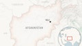 This is a locator map for Afghanistan with its capital, Kabul.