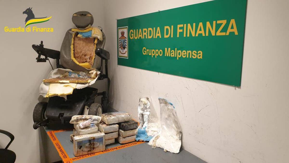 Cocaine found in Milan Airport