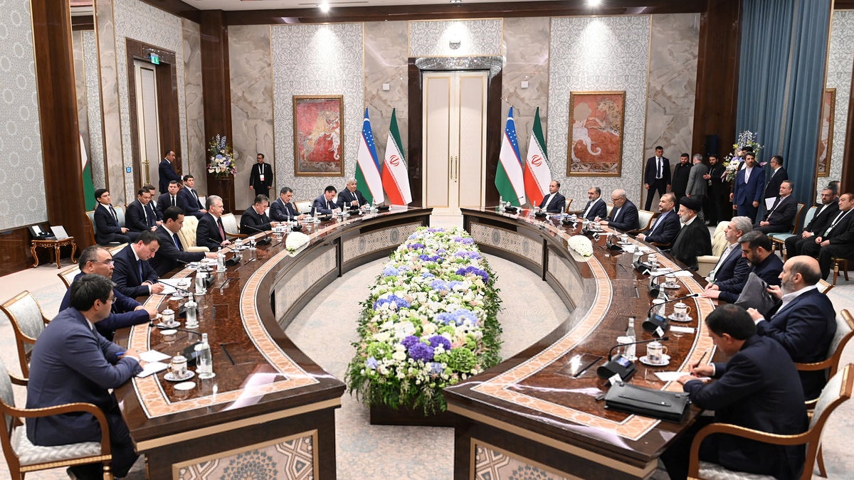 Uzbekistan Raisi Summit Iran