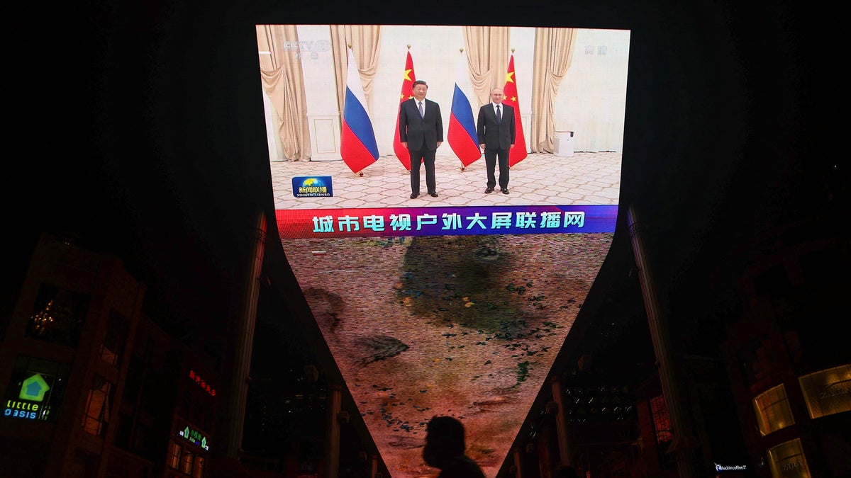 China Xi Jinping Vladimir Putin Broadcast 
