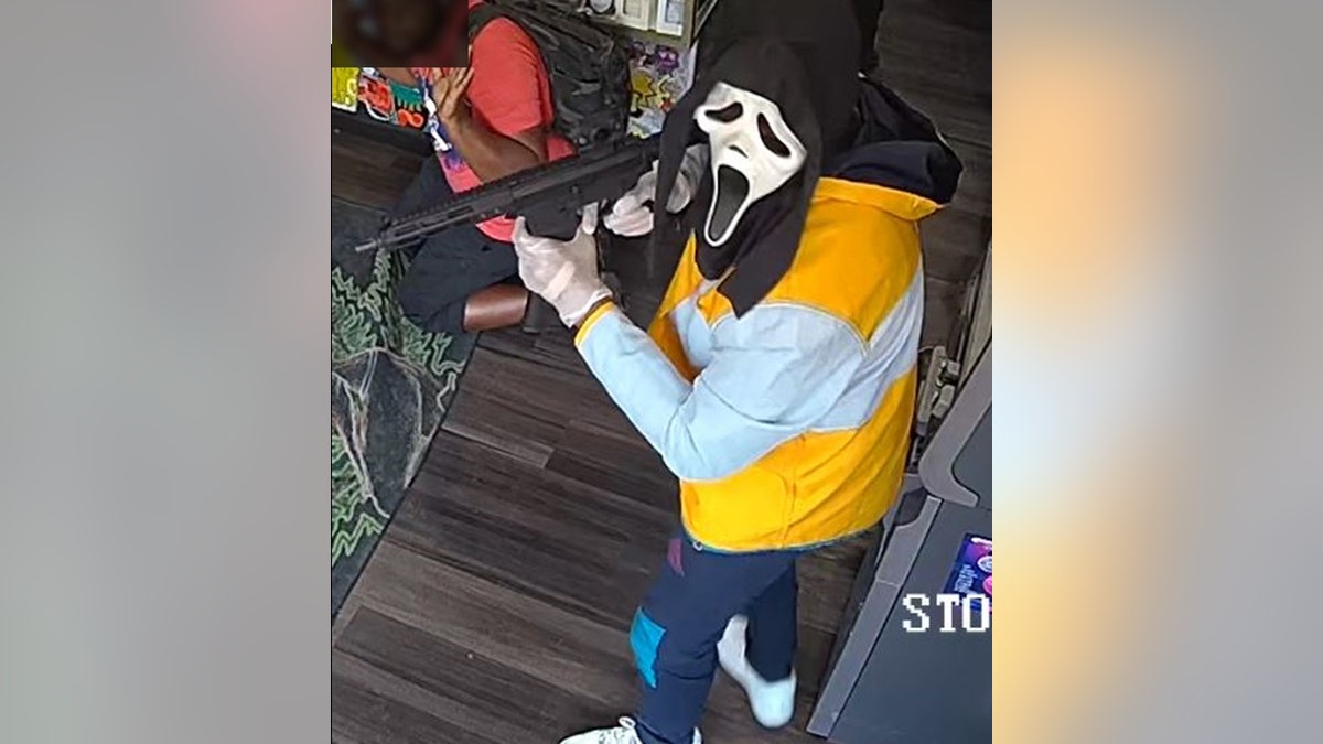 ghost masked nyc robber