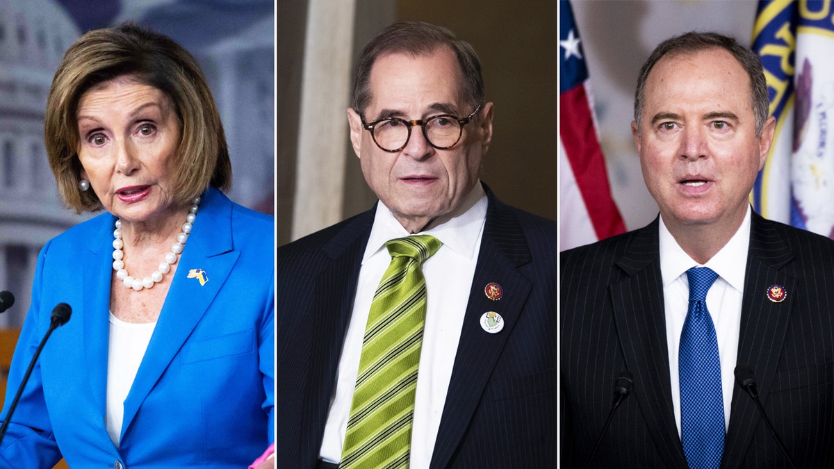 Nancy Pelosi, Jerrold Nadler, Adam Schiff