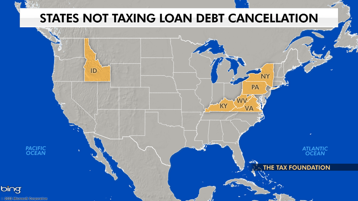 Maps not taxing forgiveness funds