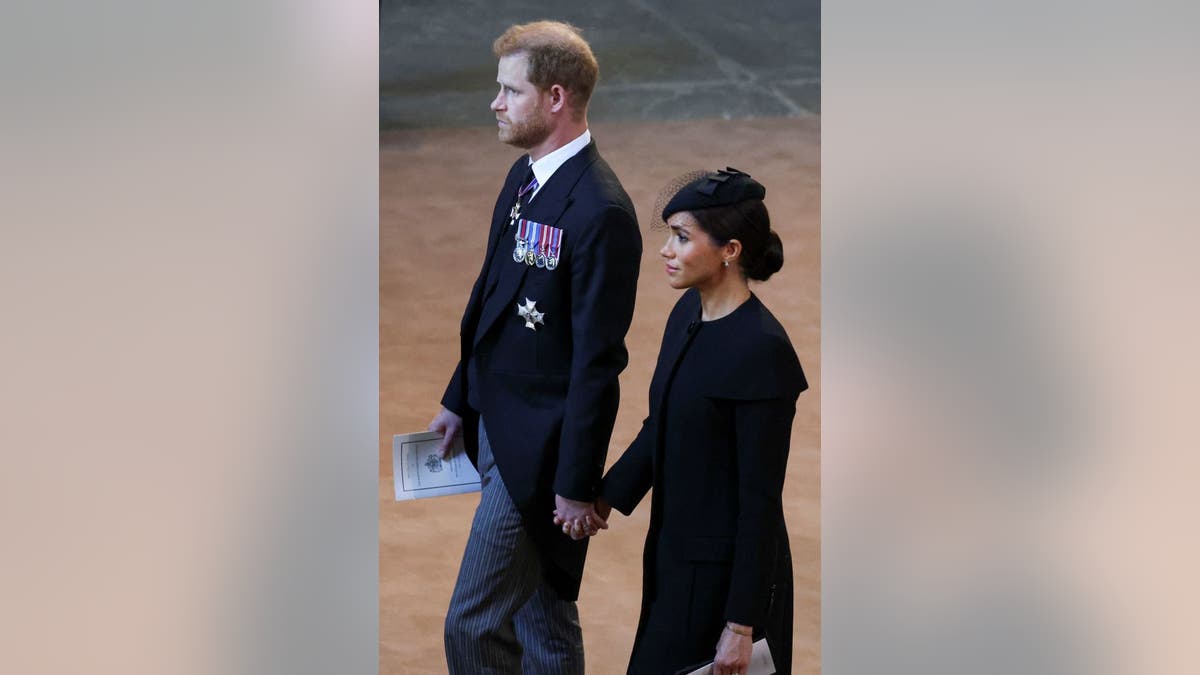 Prince Harry and Meghan Markle at Westminster Hall
