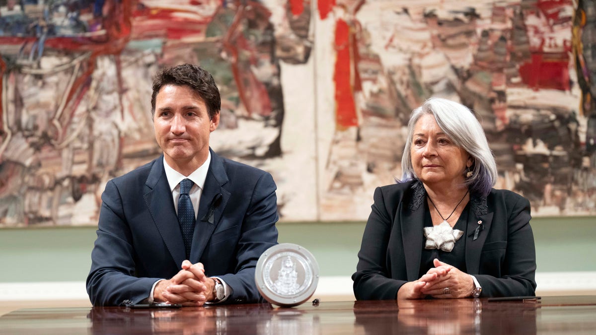 Governor General Mary Simon and Canadian Prime Minister Justin Trudeau 