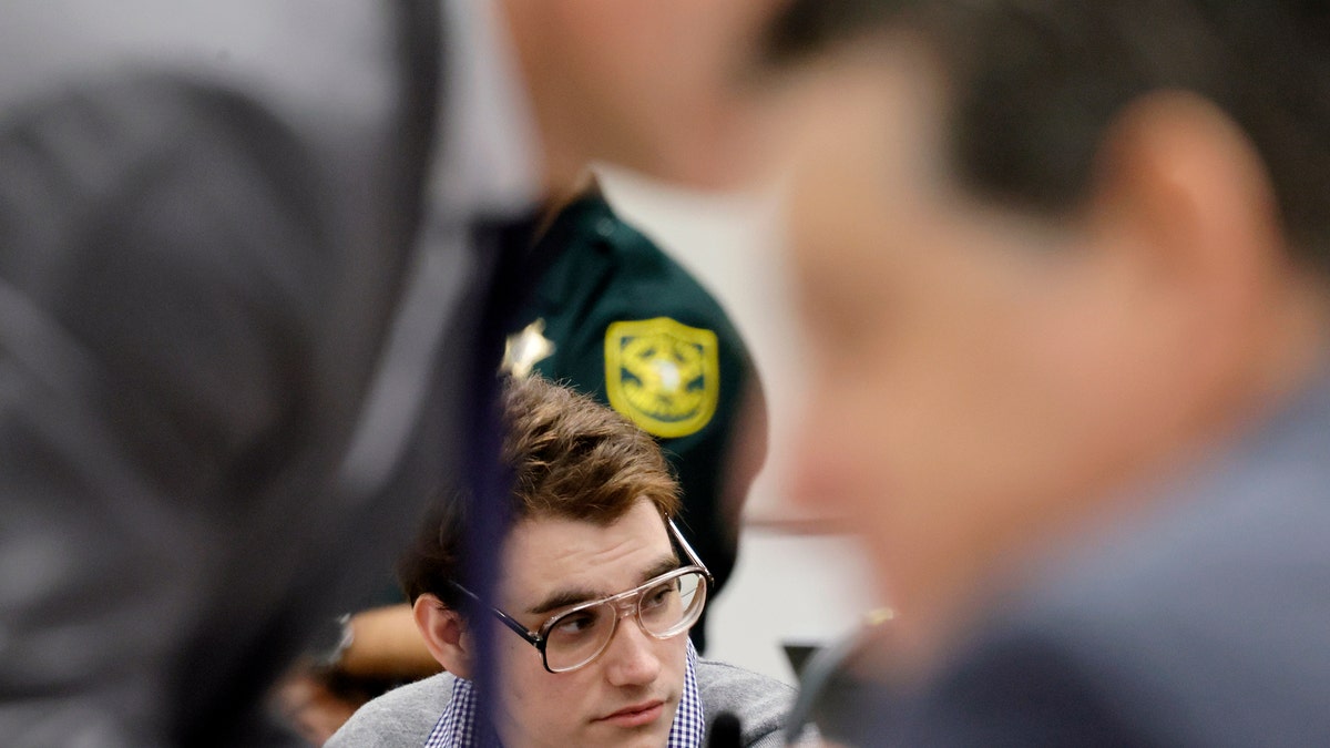 Marjory Stoneman Douglas High School shooter Nikolas Cruz is shown at the defense table