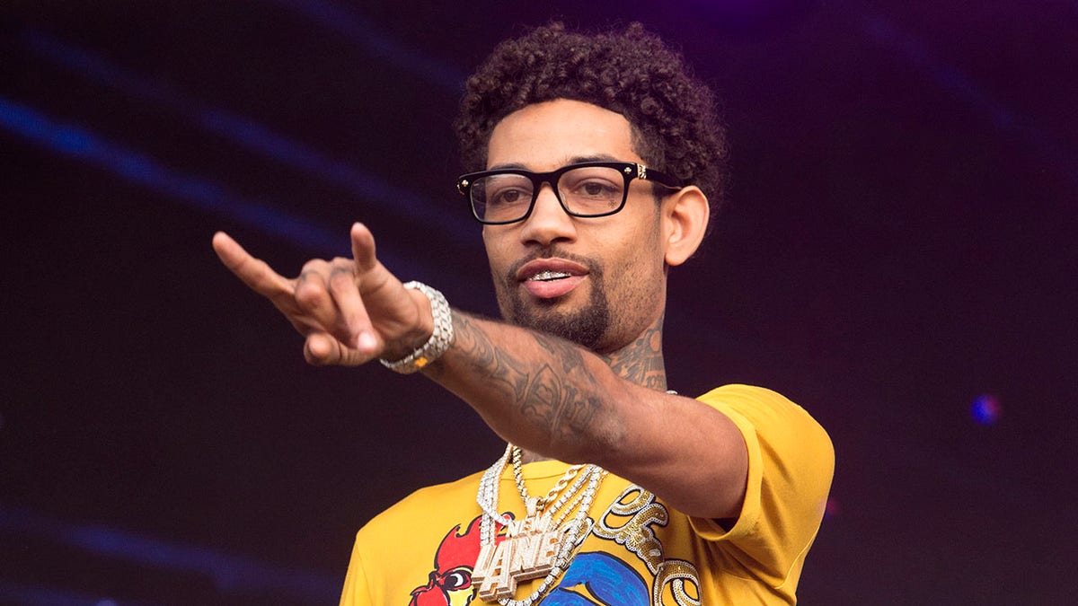PnB Rock on stage