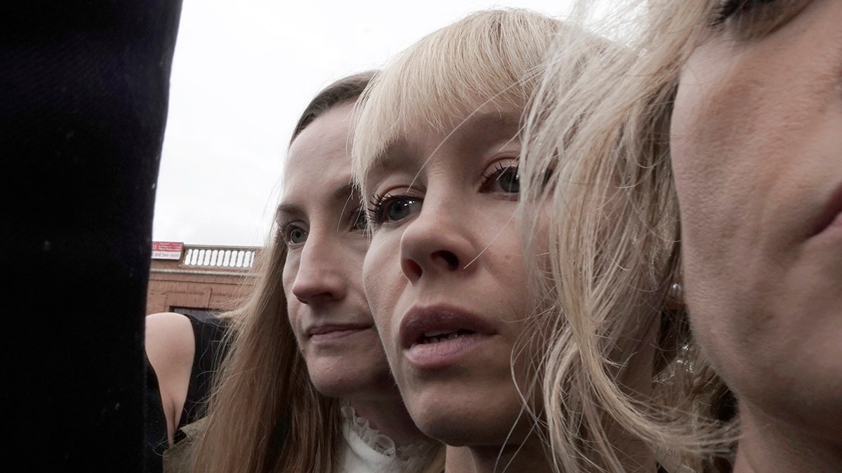 Sherri Papini outside of the courtroom 