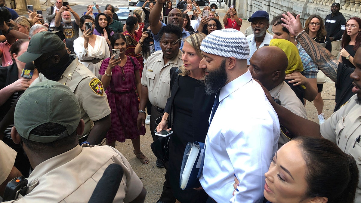 Adnan Syed leaving court a free man