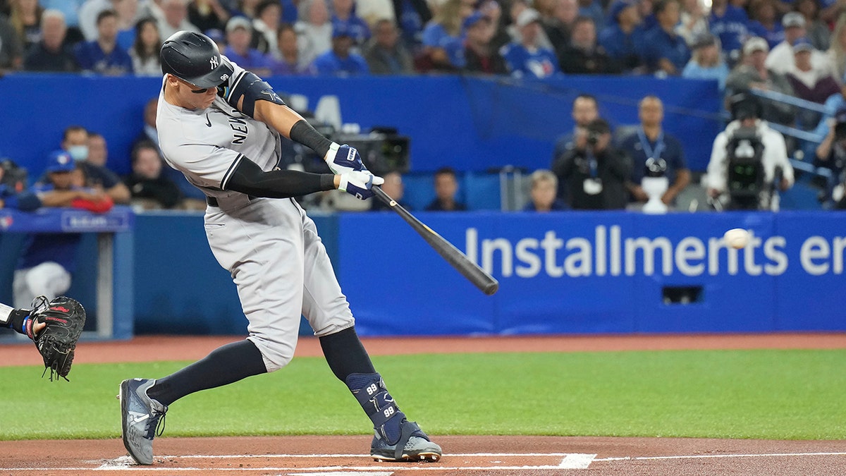 Aaron Judge takes a rip