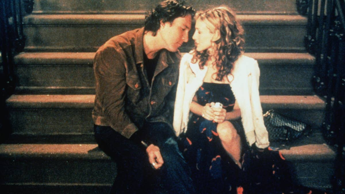 Sarah Jessica Parker and John Corbett as Aiden and Carrie